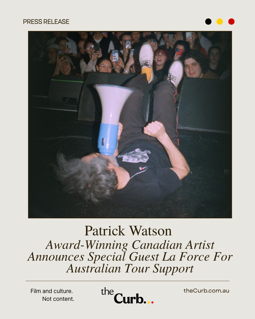 Award-Winning Canadian Artist Patrick Watson Announces Special Guest La ...