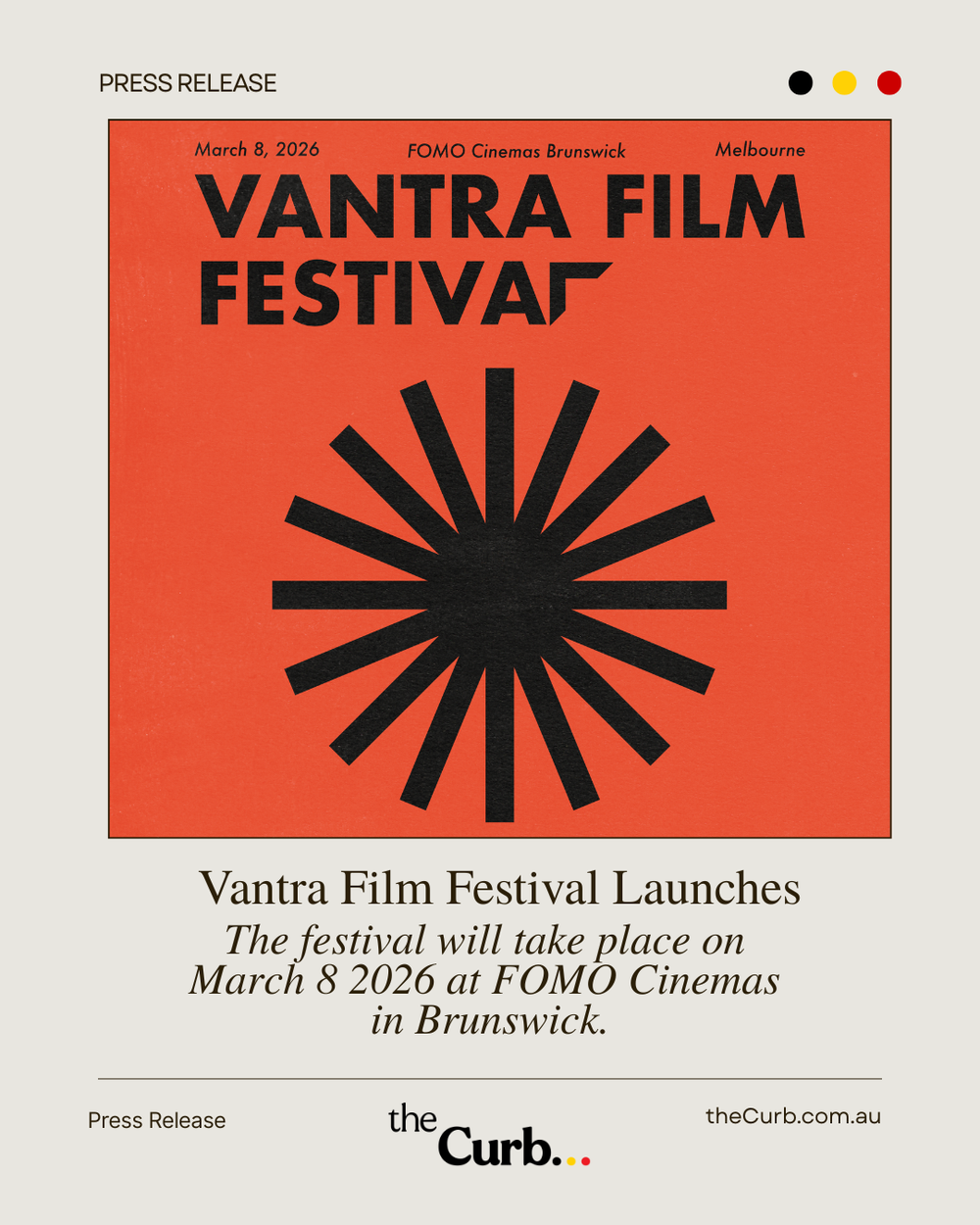 Vantra Film Festival Launches in Melbourne