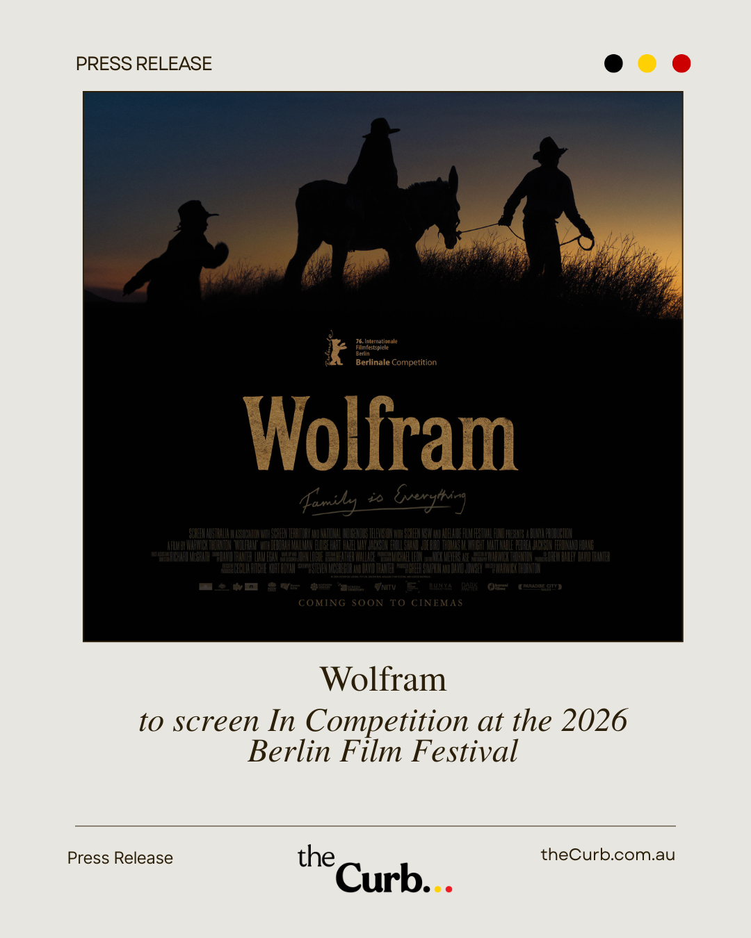 Wolfram to screen In Competition at the 2026 Berlin Film Festival