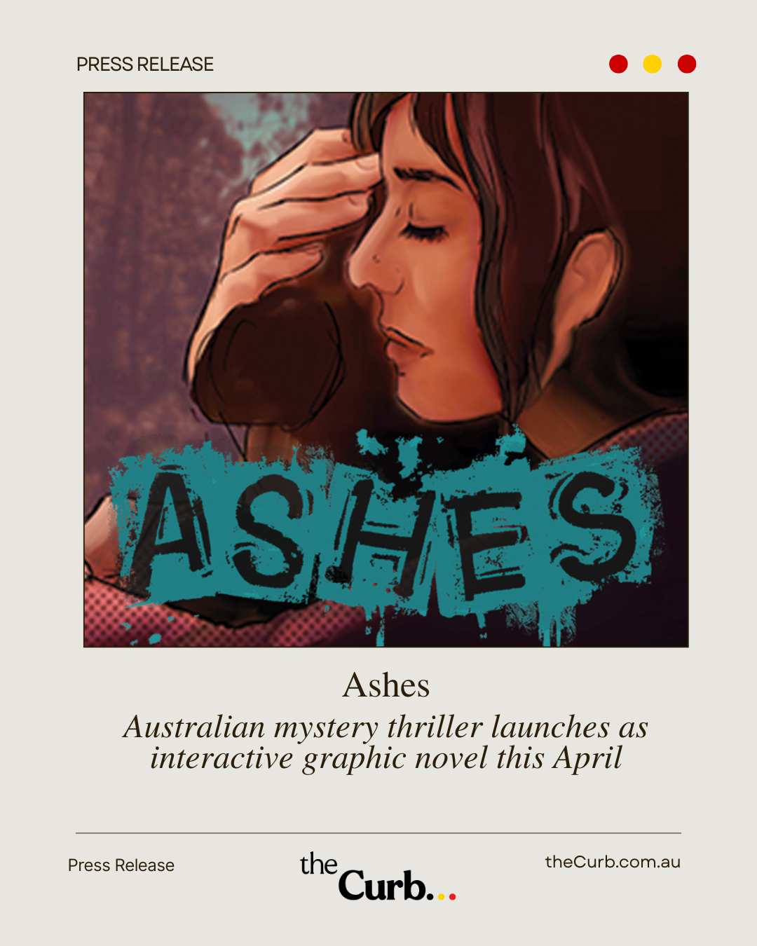 Australian mystery thriller Ashes launches as interactive graphic novel this April