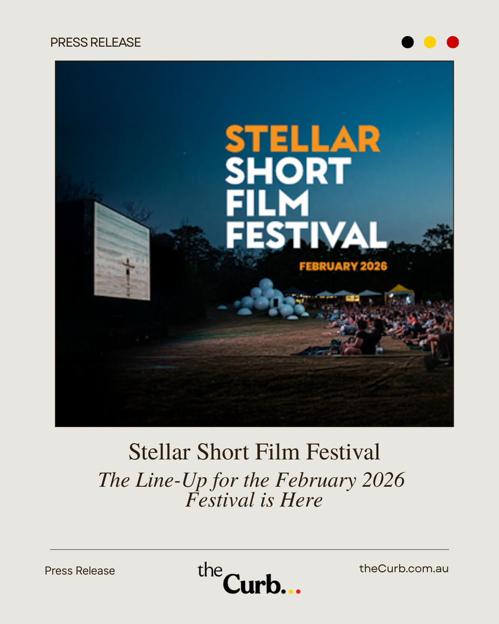 The Stellar Short Film Festival for 2026 Line-Up is Here