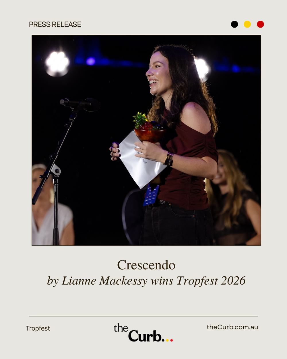 Crescendo by Lianne Mackessy wins Tropfest 2026