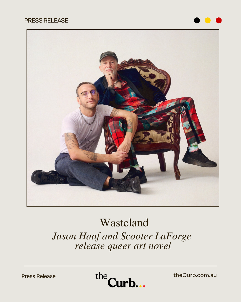Jason Haaf and Scooter LaForge release queer art novel: Wasteland