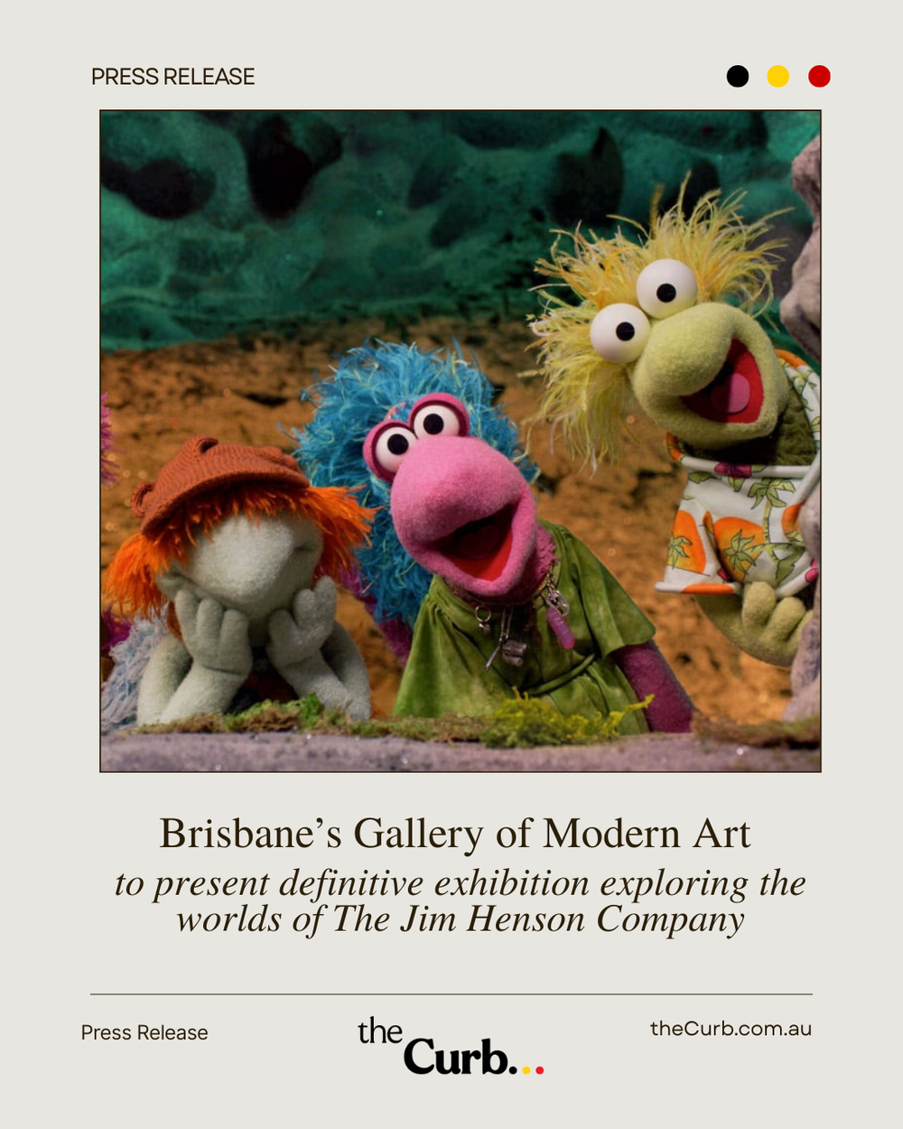 Brisbane’s Gallery of Modern Art to present definitive exhibition exploring the worlds of The Jim Henson Company