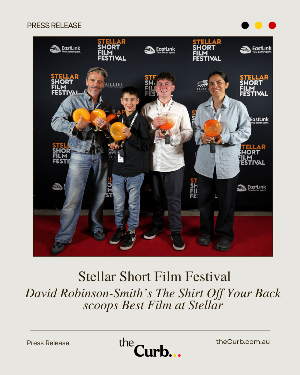 The Shirt Off Your Back scoops Best Film at the Stellar Short Film Festival
