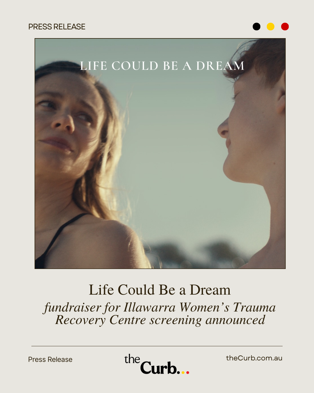 Life Could Be a Dream fundraiser screening announced