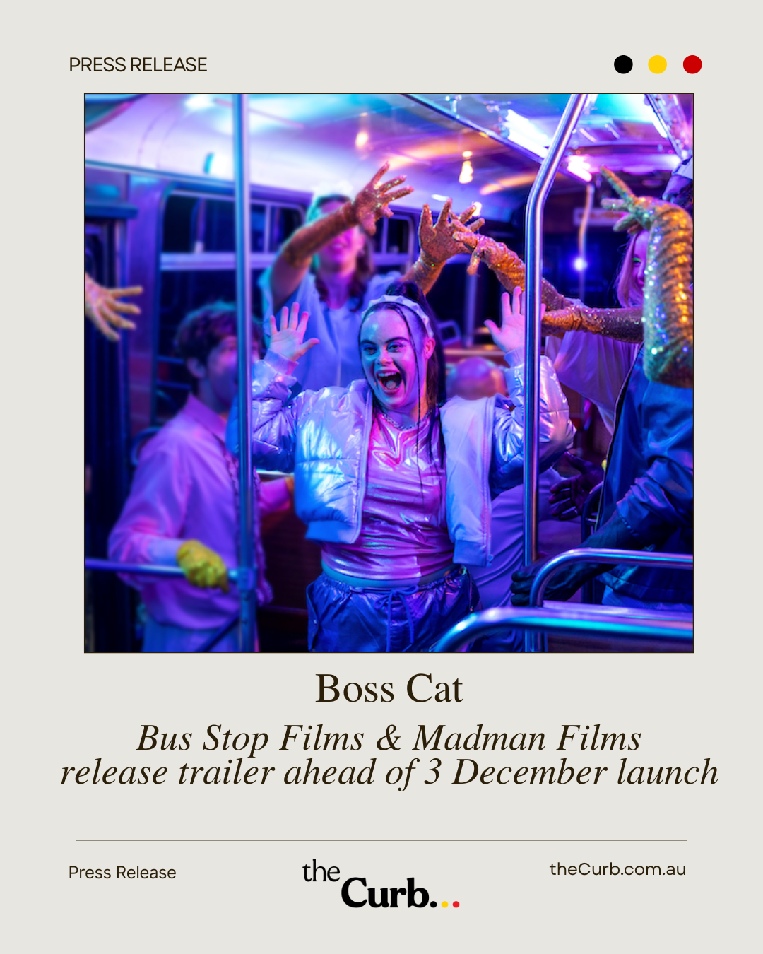 Bus Stop Films BOSS CAT trailer releases ahead of 3 December launch