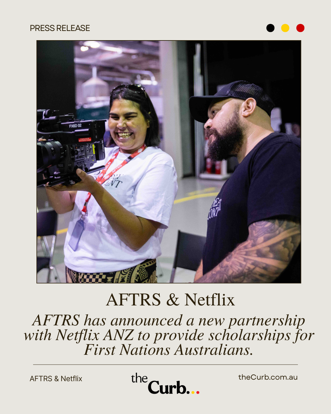 AFTRS and Netflix announce First Nations scholarship program