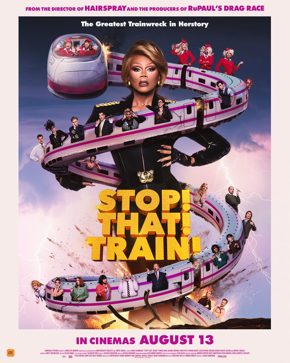 Stop! That! Train! to screen in Australia on 13 August 2026