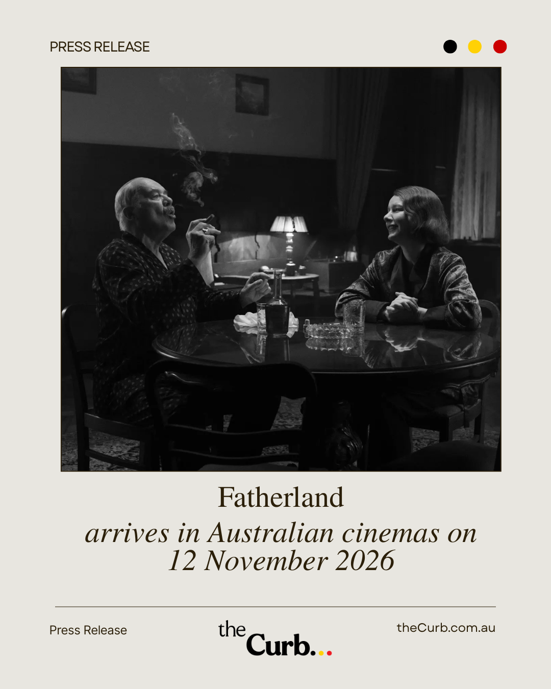 Fatherland arrives in Australian cinemas on 12 November 2026