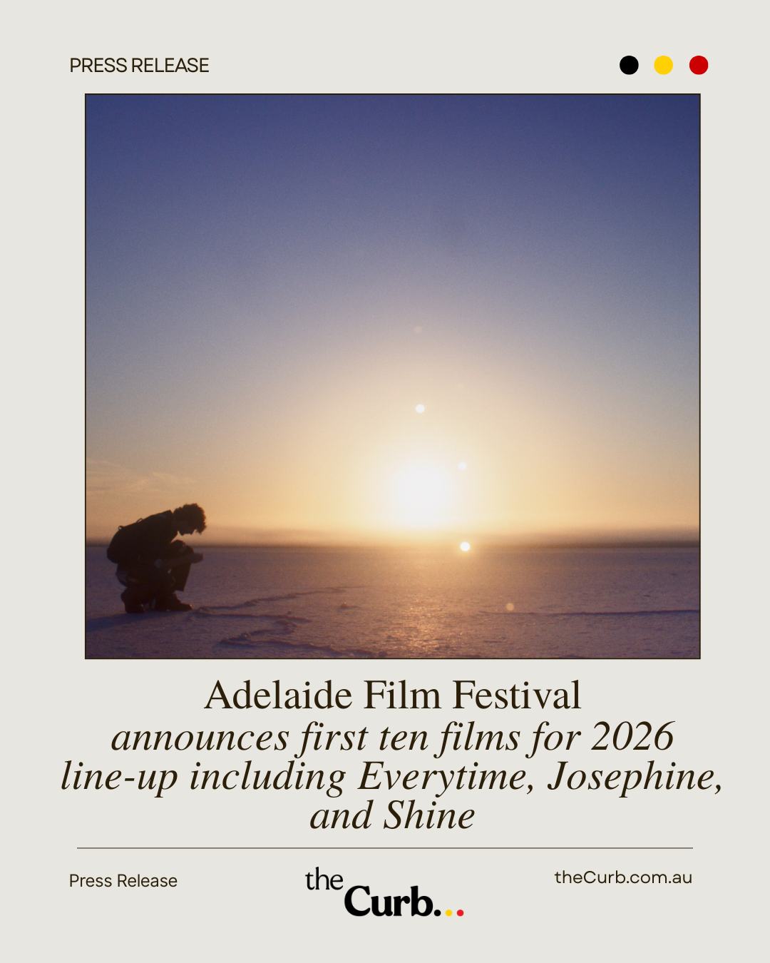 Adelaide Film Festival announces first ten films for 2026 line-up