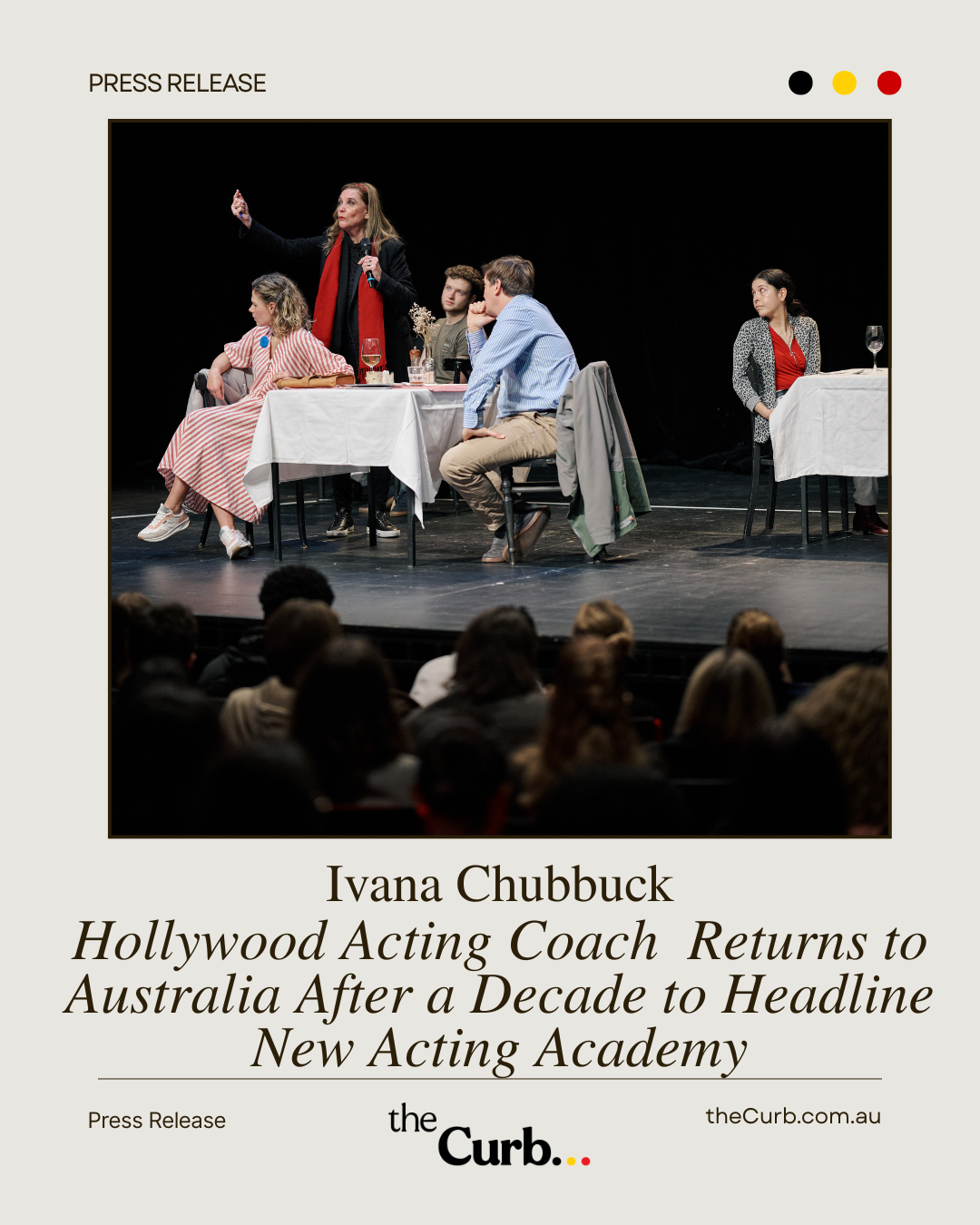 Hollywood Acting Coach Ivana Chubbuck Returns to Australia After a Decade to Headline New Acting Academy