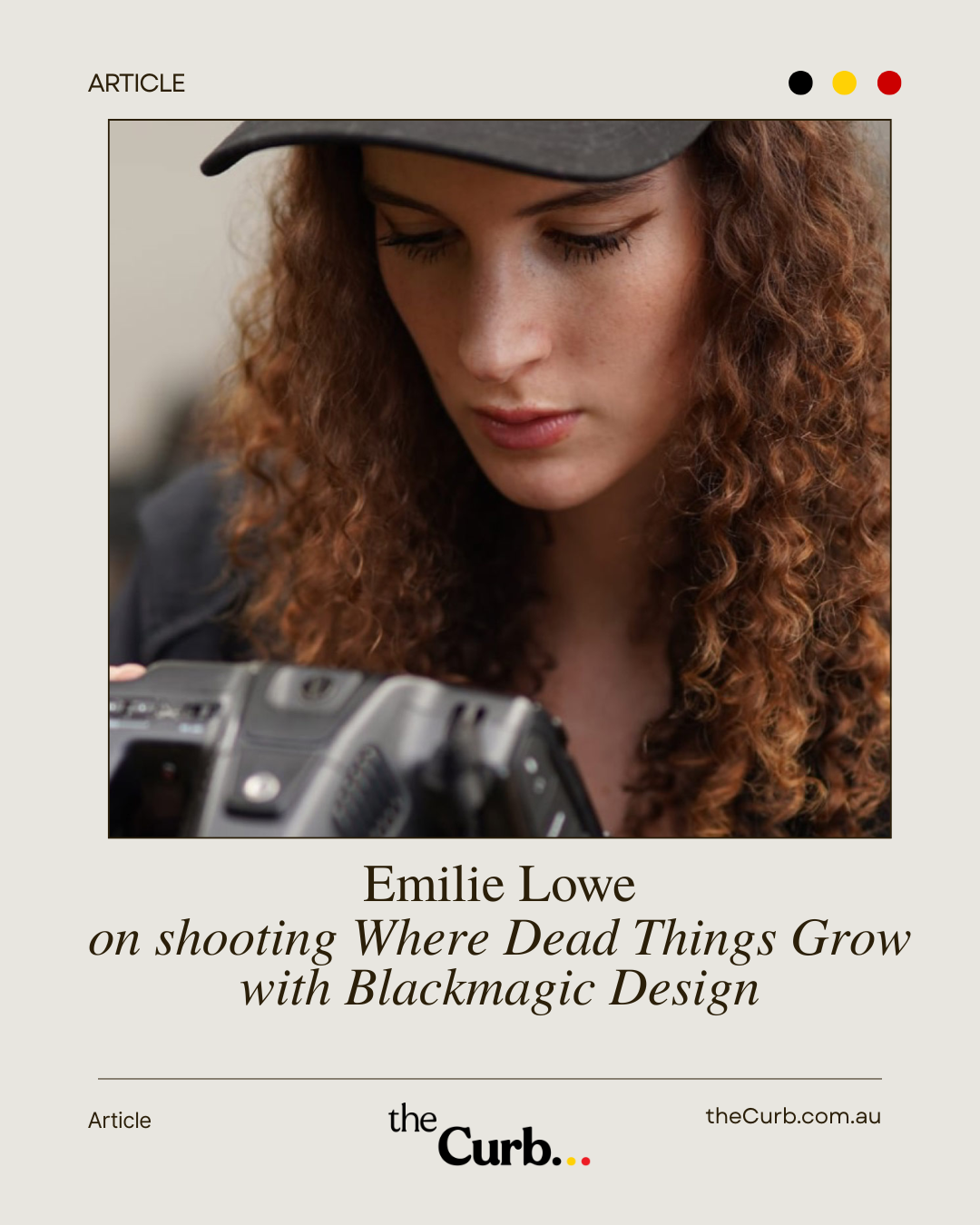 Emilie Lowe Shoots Award Winning Short Film Where Dead Things Grow With Blackmagic Design