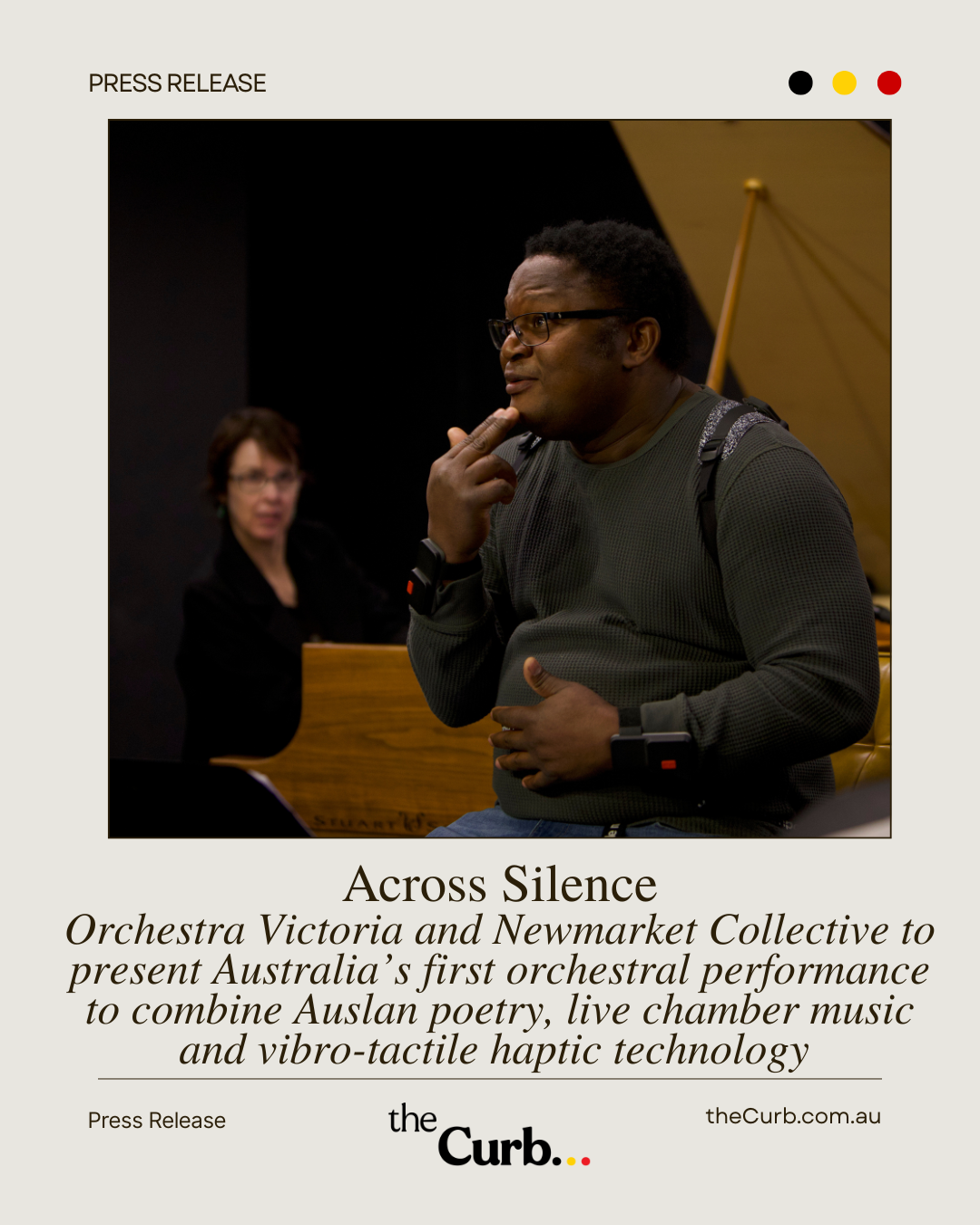 Australia's first orchestral performance to combine Auslan, live music and haptic technology opens new ways to experience music