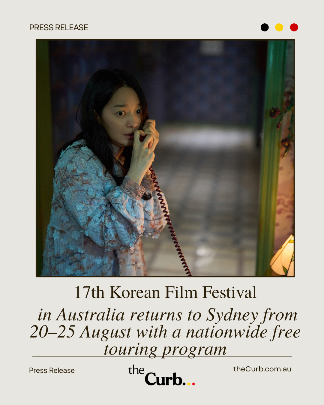 17th Korean Film Festival in Australia returns to Sydney from 20–25 August