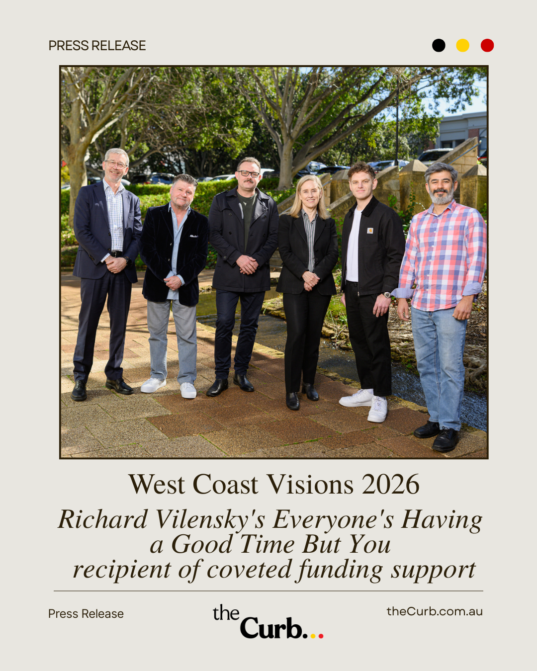 Richard Vilensky's Everyone's Having a Good Time But You recipient of West Coast Visions 2026