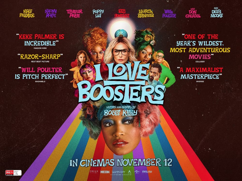 I Love Boosters arrives in Australian cinemas on 12 November 2026