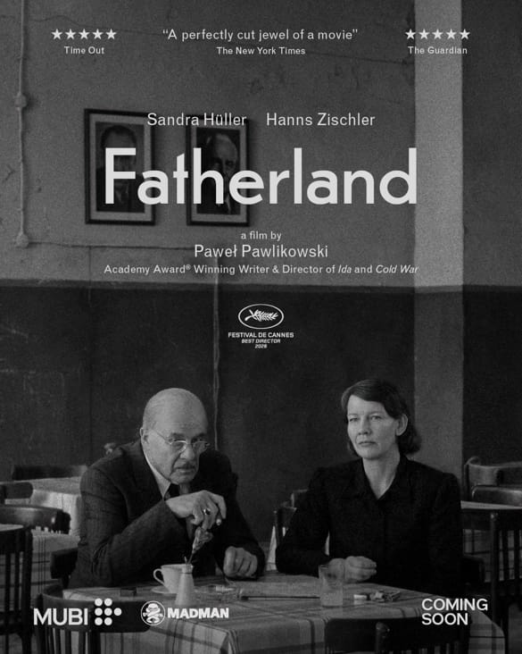 Fatherland to arrive in Australian cinemas on 12 November 2026