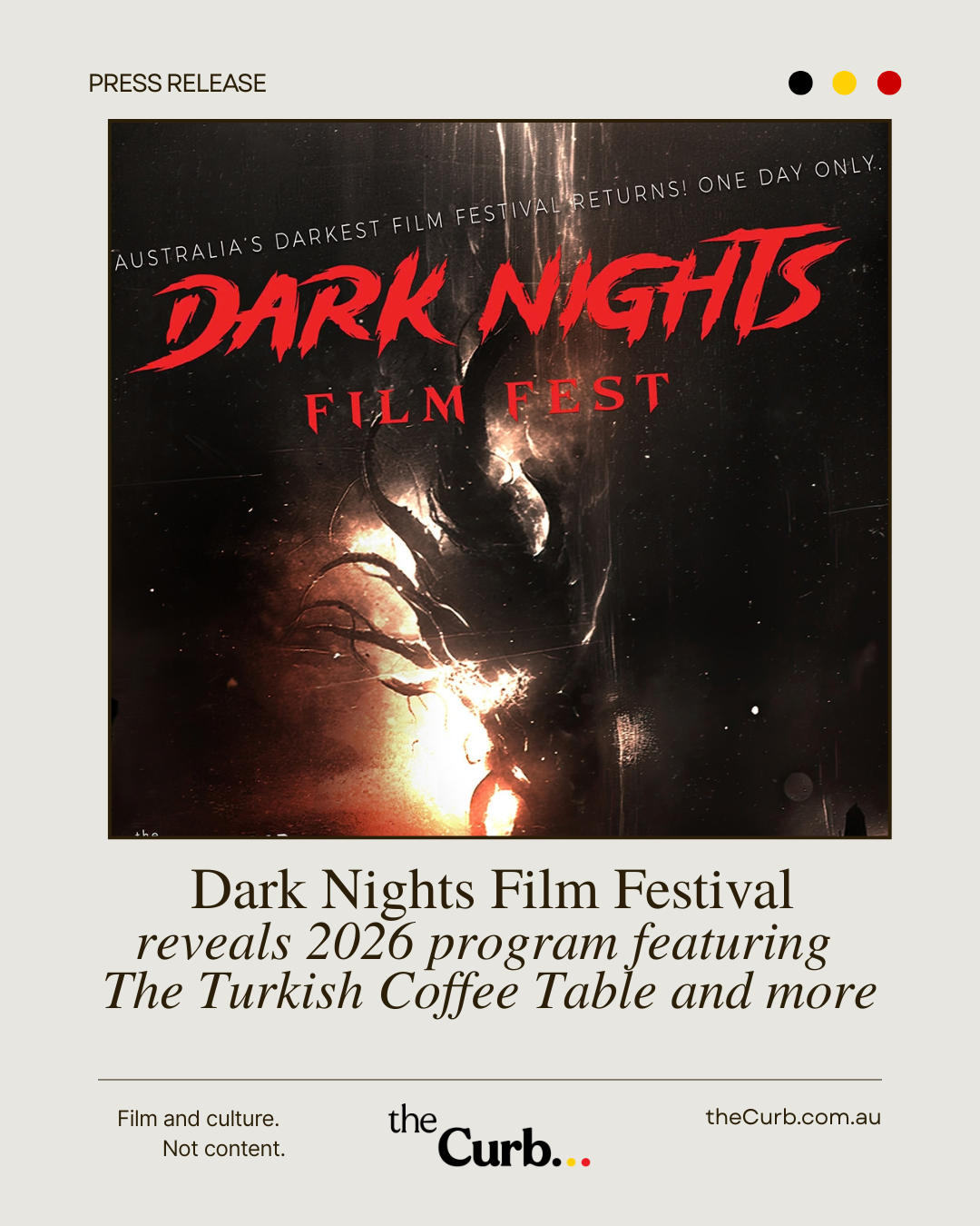 Dark Nights Film Festival reveals 2026 program