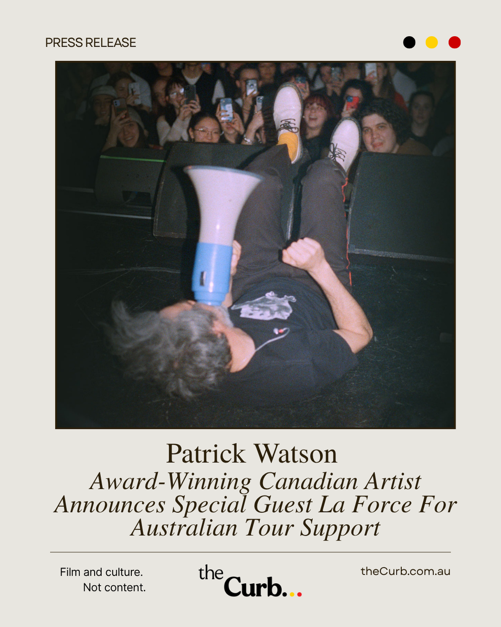 Award-Winning Canadian Artist Patrick Watson Announces Special Guest La Force For Australian Tour Support