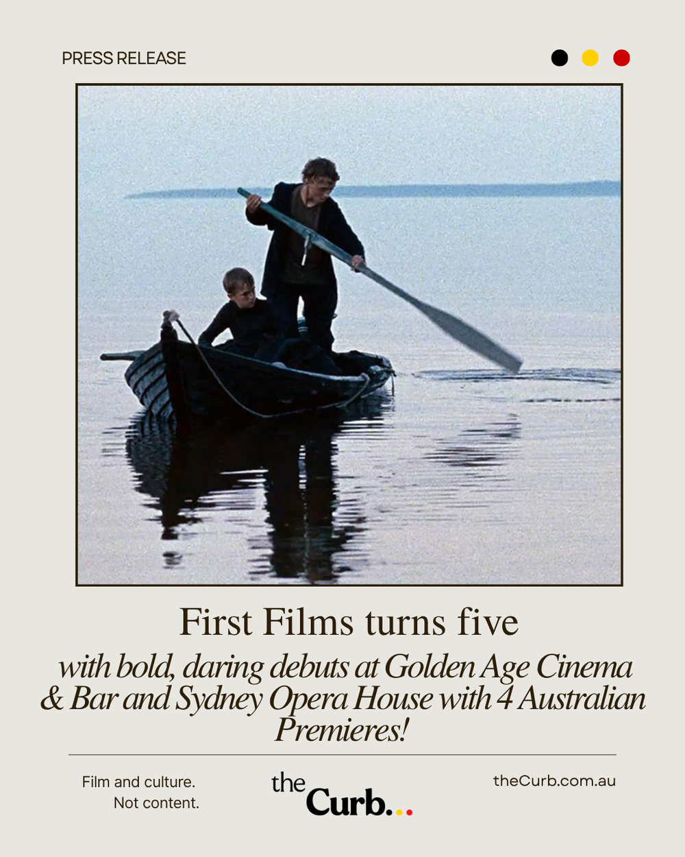 First Films turns five with bold, daring debuts at Golden Age Cinema & Bar and Sydney Opera House with 4 Australian Premieres!