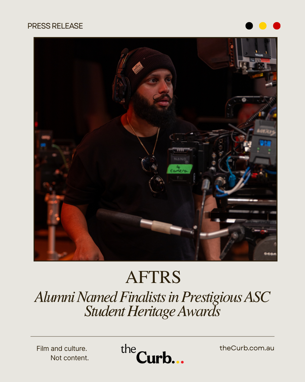 AFTRS Alumni Named Finalists in Prestigious ASC Student Heritage Awards