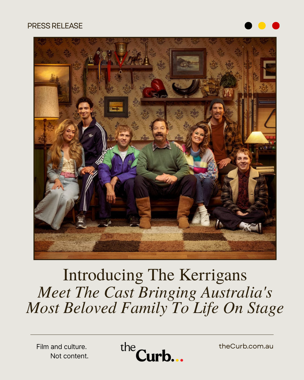 Introducing The Kerrigans: Meet The Cast Bringing Australia's Most Beloved Family To Life On Stage