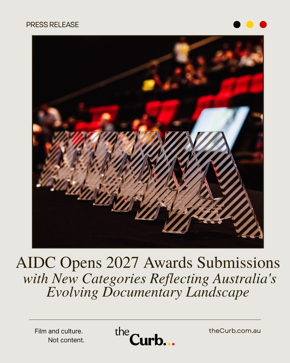 AIDC Opens 2027 Awards Submissions with New Categories Reflecting Australia's Evolving Documentary Landscape