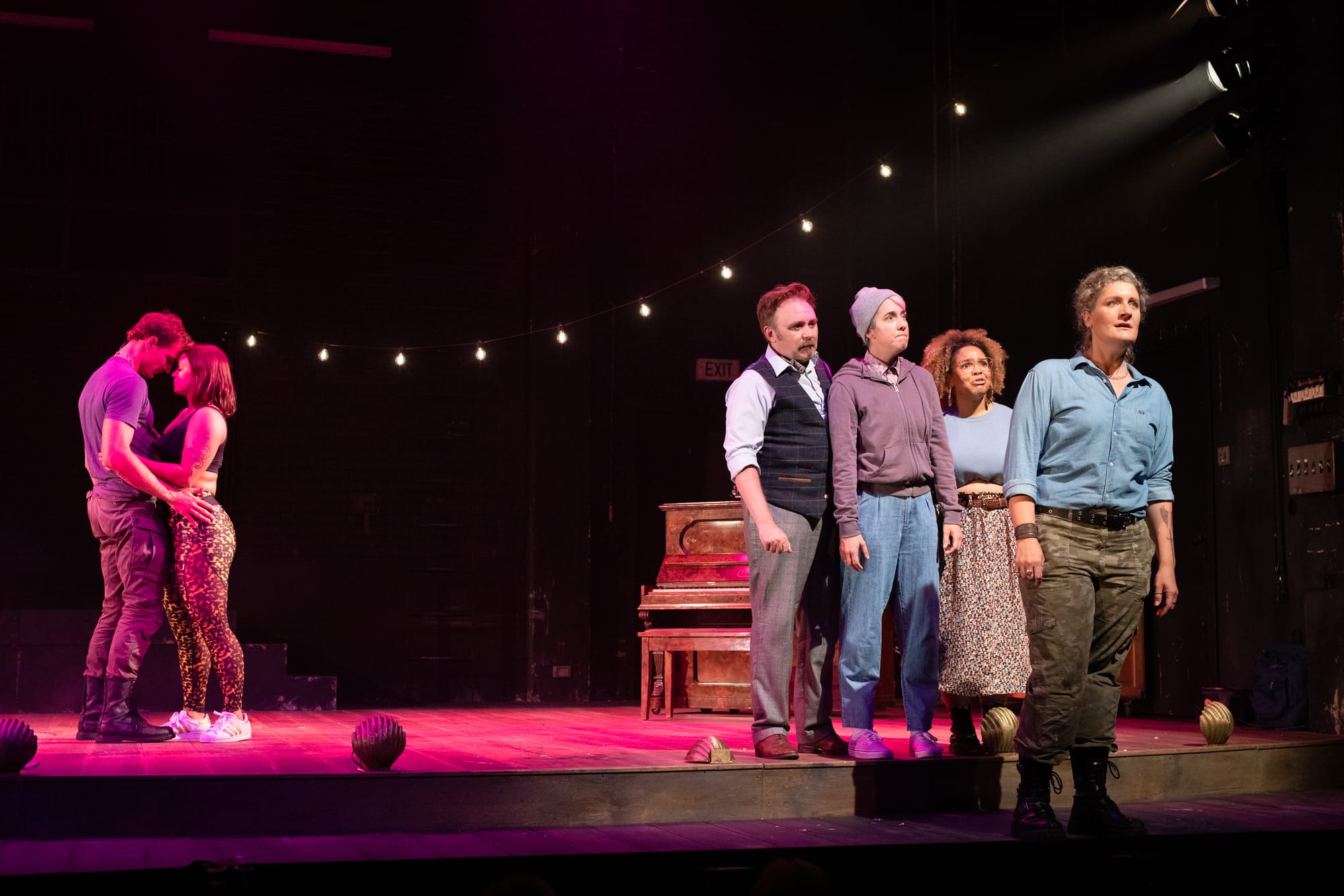 Cyrano - Photo credit Daniel L Grant
<p>(L-R) Joel Jackson, Tuuli Narkle, Robin Goldsworthy, Holly Austin, Zenya Carmellotti, Virginia Gay, " class="wp-image-21849"><figcaption class=
